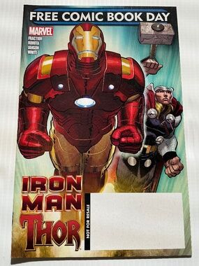 Free Comic Book Day 2010 Iron Man Thor 1 Marvel FCBD Matt Fraction Romita Jr
